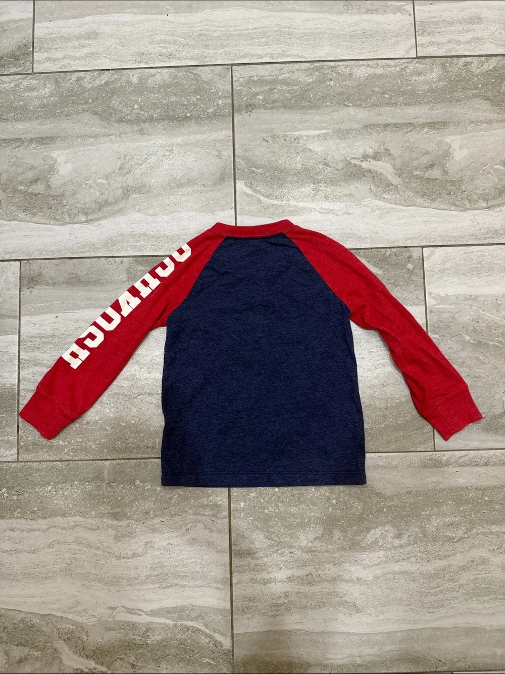 OshKosh B'gosh Navy & Red Raglan Henley with Number 9
